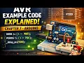 Avr programming in c Chapter 7 examples