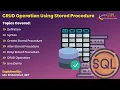 CRUD Operation using Stored Procedure