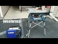 RYOBI 15 Amp 10in TABLE SAW WITH FOLDING STAND HOW TO USE
