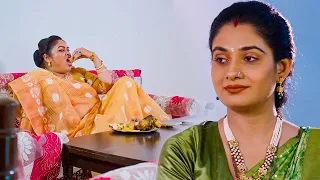 बहू के मायके में भैंस की तरह चर रही सास | Bhojpuri Movie Scene #captainbhojpuri