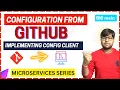 Reading config from github Implementing config client microservices Microservices Tutorial