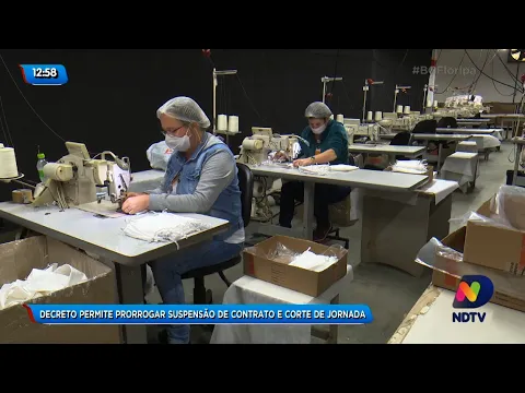 Decreto permite prorrogar suspensão de contrato e corte de jornada