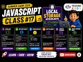 JavaScript Class 17 Store Objects in LocalStorage using JSON stringify parse Summer Camp 2026