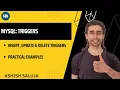 MySQL Trigger Insert Update Delete Triggers with Practical Examples - Hindi