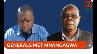 breaking zimbabwe generals met with mnangagwa third term