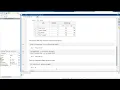 Using Tables in Matlab