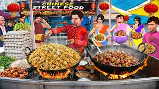 Chinese Food Wala Tasty Fried Rice Noodles Manchurian Cooking Street Food Hindi Kahani Moral Stories