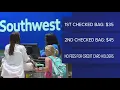 Southwest Airlines reveals how much it will cost to check a bag