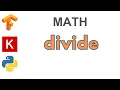71 divide TensorFlow Tutorial