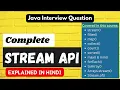 Stream API in Java Complete Course Explained in English Stream Interview Questions Explained