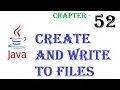 Create and write to Files in Java - Java tutorial