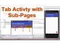 Android Studio Create Tabbed Activity with Some Fragement Pages and Switch Tabs