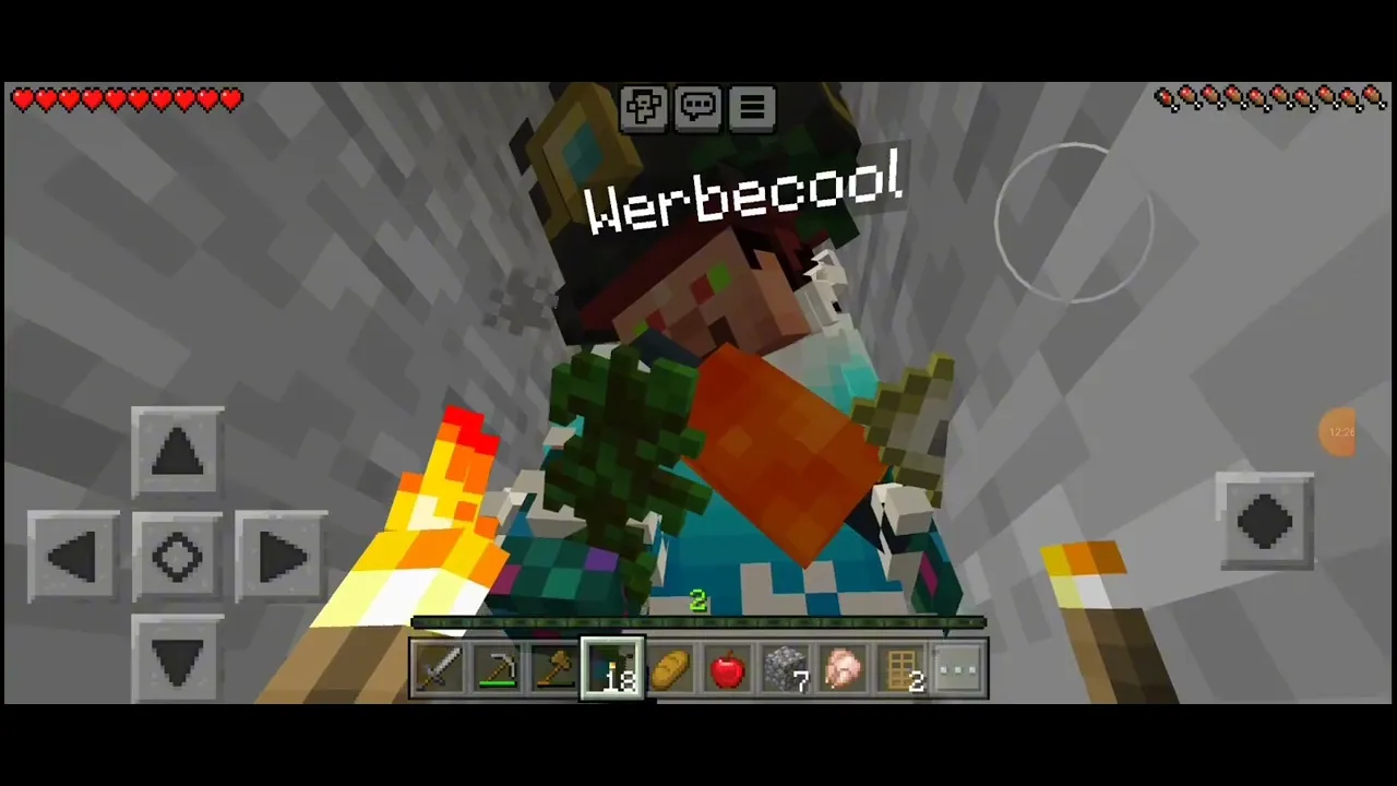 Ich spiele minecraft mit mein Freund