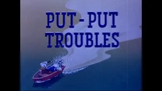 Donald Duck Put Put Troubles 1940 Original RKO Titles 