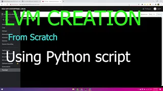 Automating LVM with python - Creating Logical volume from scratch