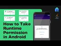 How to Request a Run Time Permission in Android Studio Java Android Permission Tutorial
