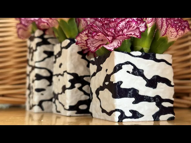 Square Marble Vases (Small) video thumbnail