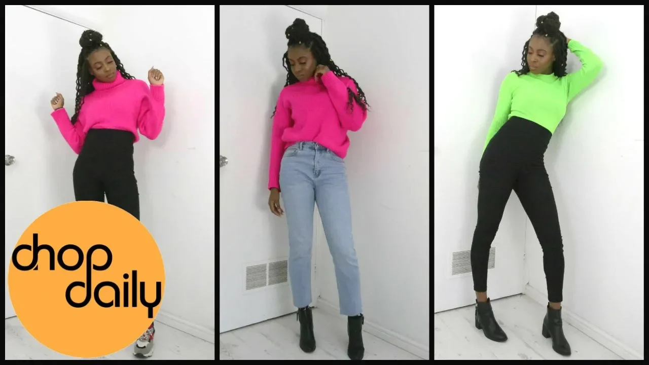 How To Style Neon Colours 💖💚 | 🎵 NSG - Options |Dance Haul by Diana