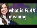 Flak meaning of Flak