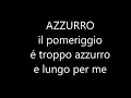 Download Lagu AZZURRO✔Adriano Celentano- [1968]  +TESTO 🎤lyrics  ♫♫ 🎼