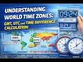 Understanding World Time Zones GMT UTC and Time Difference Calculation