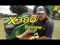 John Deere X380 Riding Lawn Tractor Mower Review and Walkaround