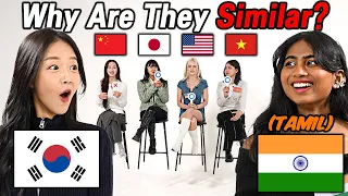 tamil vs korean l how similar are they l india usa korea china japan vietnam
