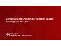 Computational Encoding of Function Spaces