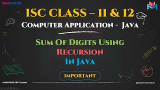 Sum of Digits Using Recursion in Java Step-by-Step Explanation