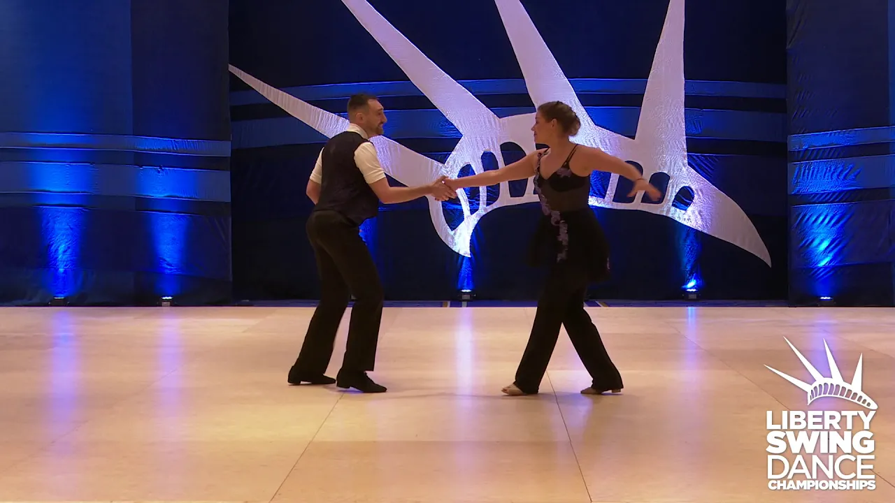 Liberty Swing 2019 Pro Am Routine Leader Michael Gehrling with Victoria Andromalos Dale