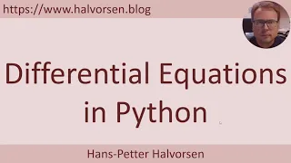 Differential Equations in Python