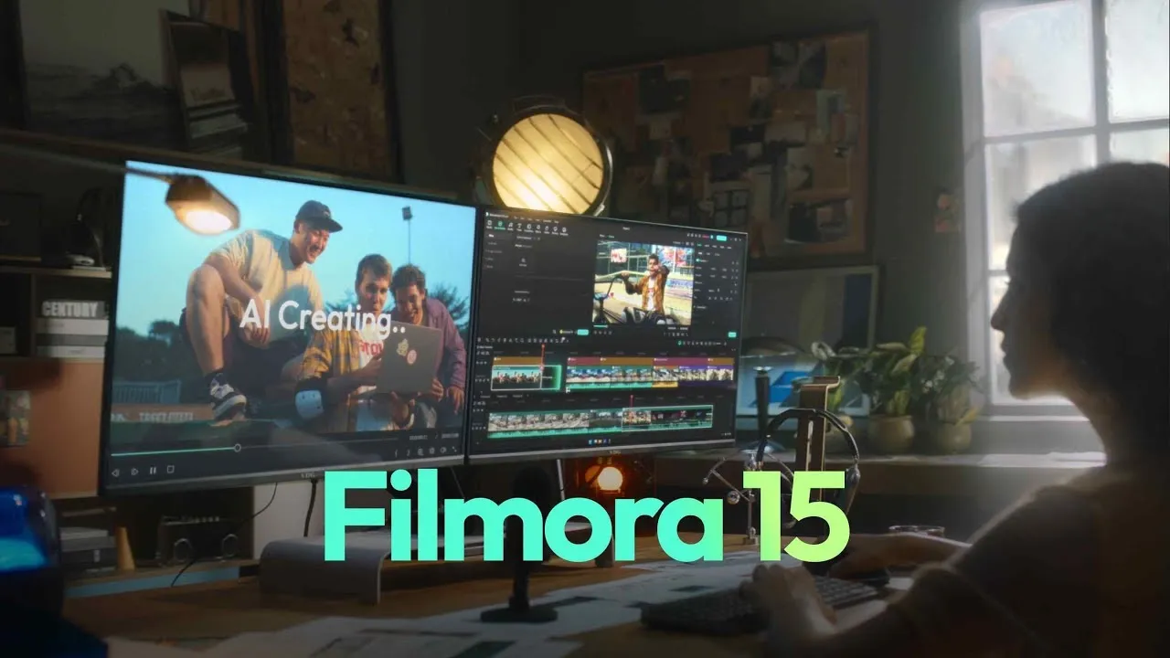 Wondershare Filmora France — Filmora 15 — AI-Powered Video Editing Features (YouTube video ad)