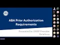 IHCP Live ABA Prior Authorization Requirements June 4 2025