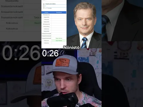 Kuinka monta presidenttiä pystyn nimeämään 30 sekunnissa?
