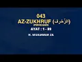 Download Lagu Murottal Merdu Muammar ZA 043 : Surat Az-Zukhruf