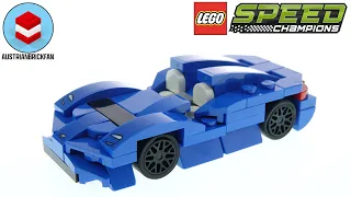 Lego Speed Champions 30343 McLaren Elva - Lego Speed Build Review
