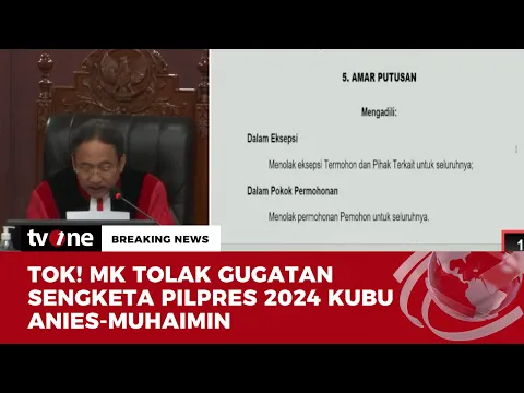 MK Tolak Permohonan Anies dan Muhaimin, 3 Hakim Dissenting Opinion