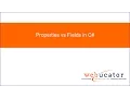 Properties vs Fields in C