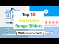 Top 10 Awesome Range Slider You Should See Top 10 Custom Range Slider With Source Code