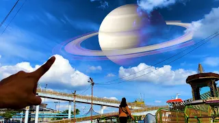 WHAT IF ALL THE PLANETS WERE THE SAME DISTANCE TO THE MOON?