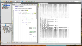 Semaphore - Java Demonstration