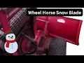 How to INSTALL a BLADE on a WHEEL HORSE Tractor