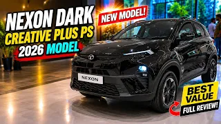 tata nexon creative plus ps dark edition 2026 all details features price u0026 walkaround