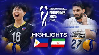 philippines vs iran highlights mens world championships 2025