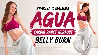 Shakira, Maluma - AGUA DANCE WORKOUT | Hip Isolation + Belly Burn, Official Song | Fat Burning, Fun