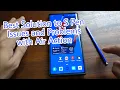 How to Connect and Pair New S Pen with Galaxy Note 10 Plus Best Solution for Air Action Problems