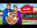 2 Guys Take On FIVE GUYS Restaurant