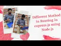 Different Routing Method in the express js Tamil Node JS Tutorial in Tamil kalaistechiview4611
