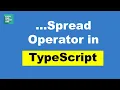 Spread Operator in Typescript Each One Teach One