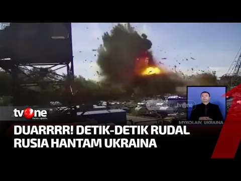 Presiden Ukraina Bagikan Video Detik-detik Serangan Rudal Ke Mal